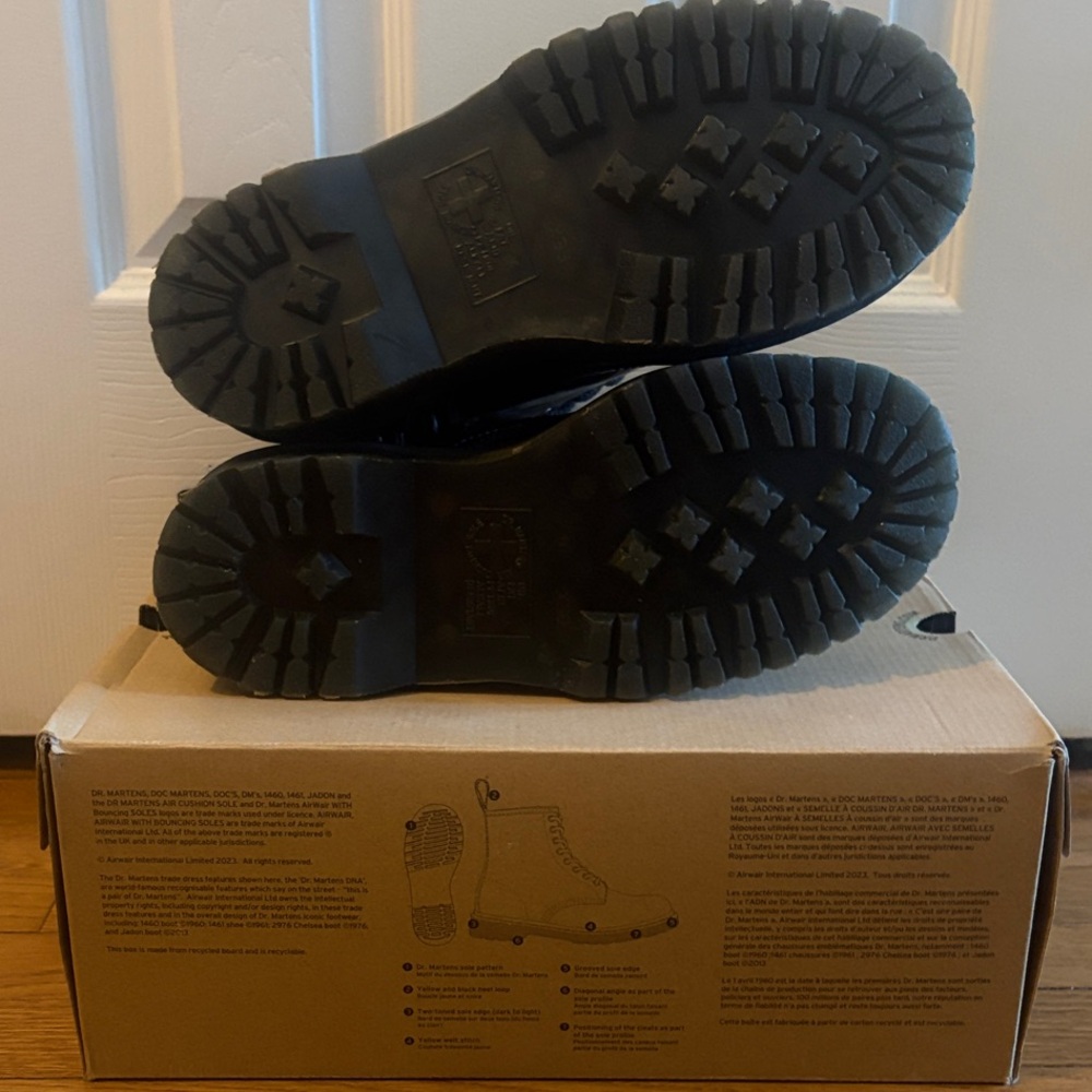 Dr. Martens Black Lace-Up Platform Boots - Picture 5 of 6